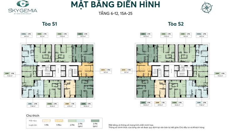 Căn hộ chung cư Sky Gemia (Vạn Xuân) - Thành phố Hải Dương