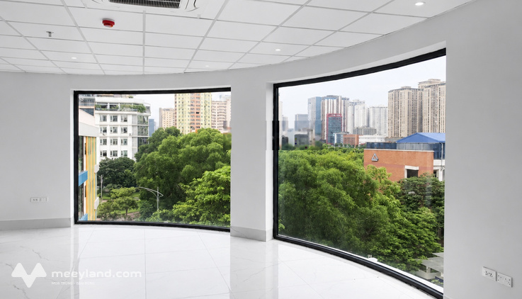 Tây Sơn cho thuê sàn VP 120m² mới xây 100%, MT 8m full kính, cắt lỗ chỉ 20 triệu/tháng