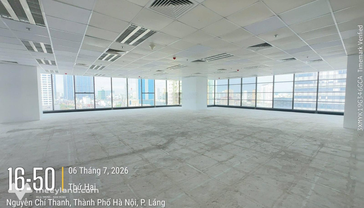 Cho thuê văn phòng hạng A, toà ROX 54A Nguyễn Chí Thanh. DT 2000m2 có cắt từ 100m2