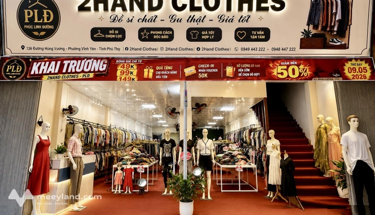 Cho thuê mặt bằng kinh doanh 136 Hùng Vương, Vĩnh Yên 25tr/tháng