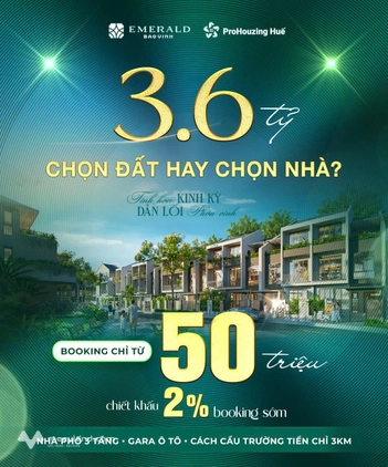 Chỉ 3,6 tỷ ở Huế mua đất hay sở hữu nhà phố