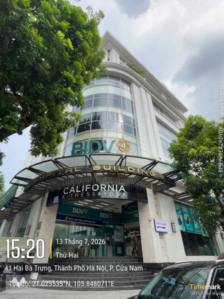 Văn phòng hạng B tòa Capital Building 41 Hai Bà Trưng cho thuê. Diện tích 80m2 - Giá thuê 490k/m2