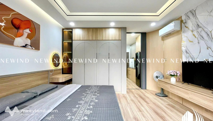 Căn hộ dịch vụ 1 phòng ngủ bancon full nội thất ngay sát Lotte Quận 7