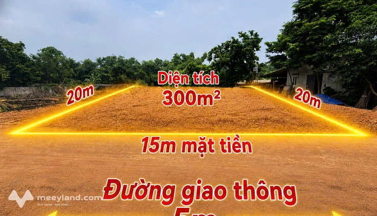 Siêu phẩm lô góc 2 mặt tiền chân núi Tam Đảo – 300m², 240m² thổ cư, view núi triệu đô, phù hợp xây biệt thự homestay