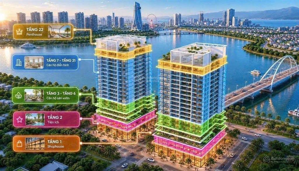 Siêu vip căn hộ euro village 2 hoà xuân chính thức mở bán góc 2pn view trực diện sông hàn pháo diff