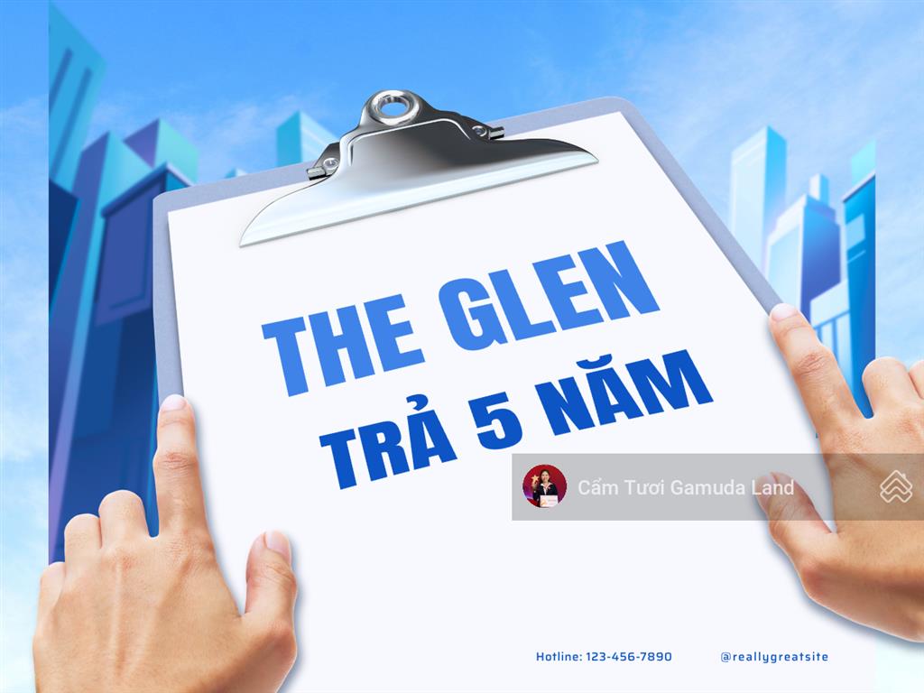 Siêu hot! công bố lịch 5 năm cho the glen 20% nhận nhà, miễn pql 3 năm