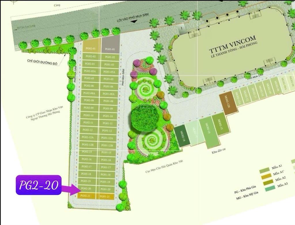 Bán shophouse vincom lê thánh tông hp 77m2 (5.5x14m) full nội thất có thang máy! pg22x