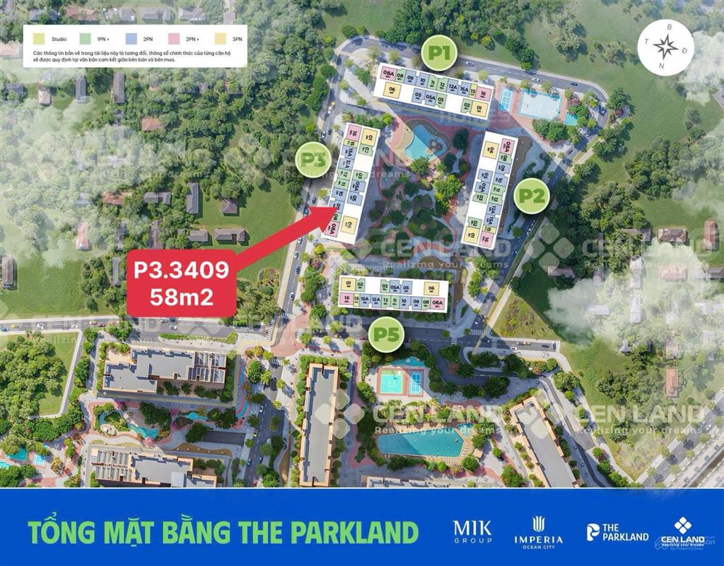 Rẻ vô địch căn 2pn 58m² 3,1 tỷ tòa p3 view ngoại khu cực đẹp 0943 775 ***