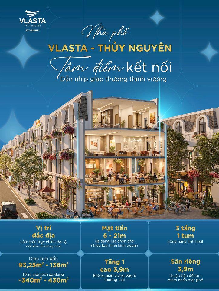 NHÀ PHỐ BAZAAR HOME VLASTA – THỦY NGUYÊN TÂM ĐIỂM KẾT NỐI, DẪN NHỊP GIAO THƯƠNG THỊNH VƯỢNG