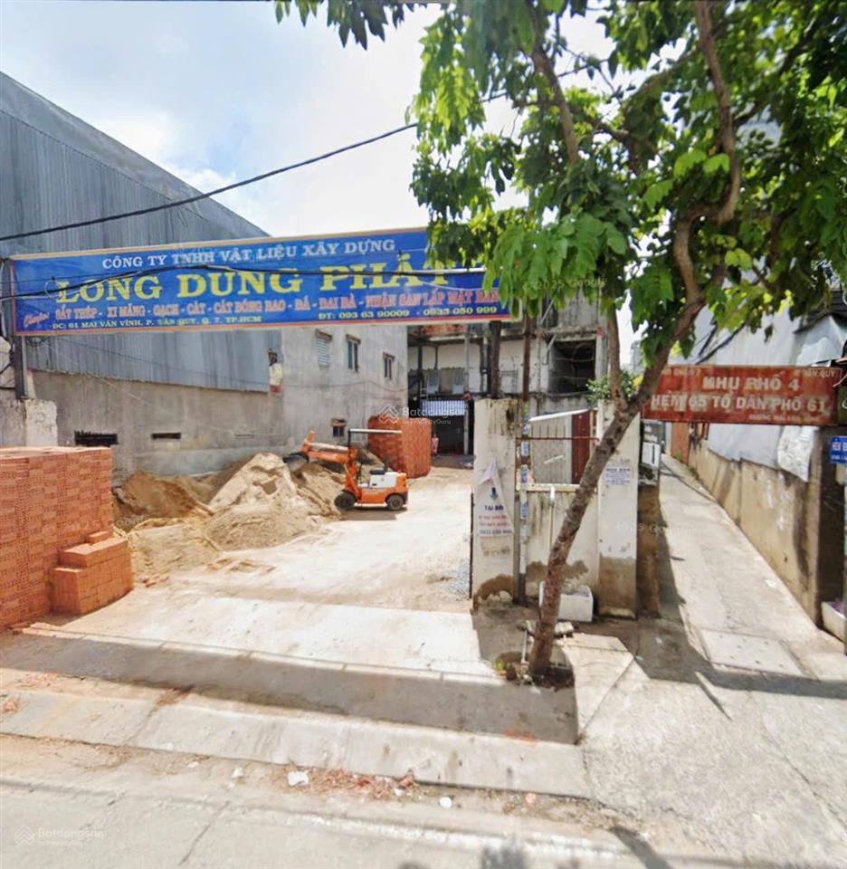 Đất lớn 1022.33m² nở hậu mặt tiền mai văn vĩnh q7 giá 130 tỷ (tl)