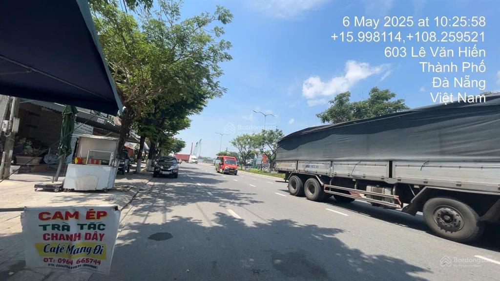 Chính chủ bán đất mặt tiền lê văn hiến, ngũ hành sơn, đà nẵng 535m² phù hợp kinh doanh