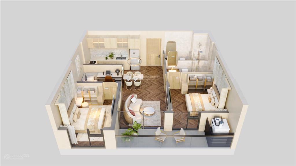 Căn 2 ngủ+ 70m2 8,3 tỷ rivea hoàng mai view sông hồng, cầu vĩnh tuy