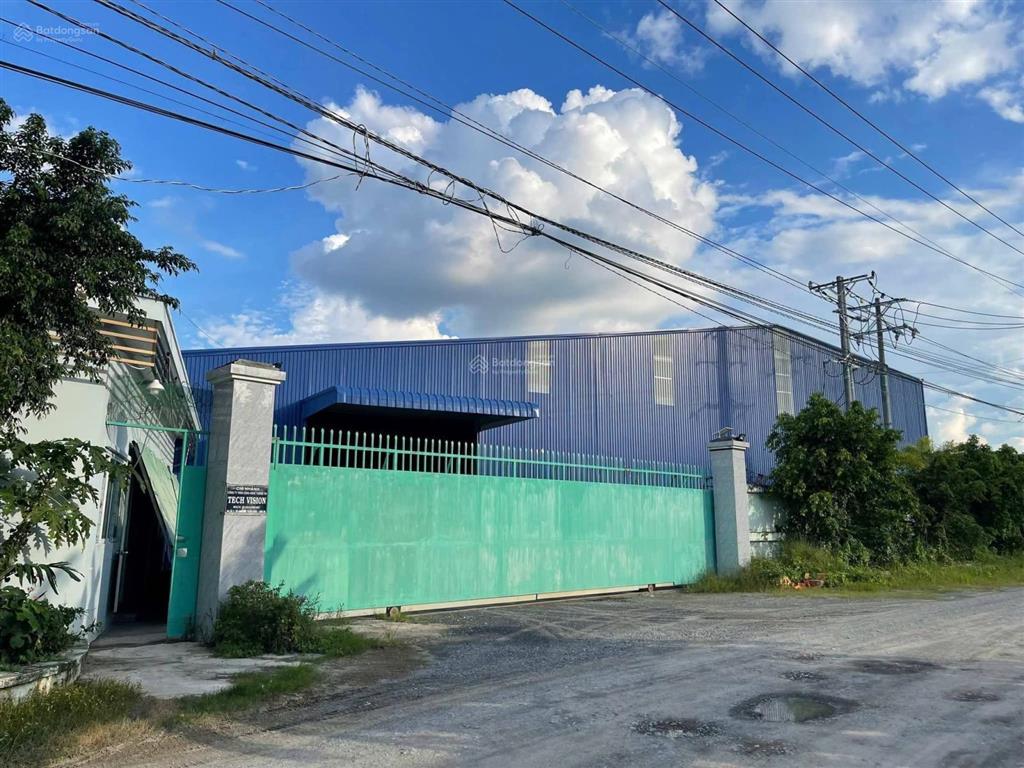 Nhà xưởng 3200m² full thổ cư, điện 3 pha, pccc đầy đủ xã long khê cần đước đường container