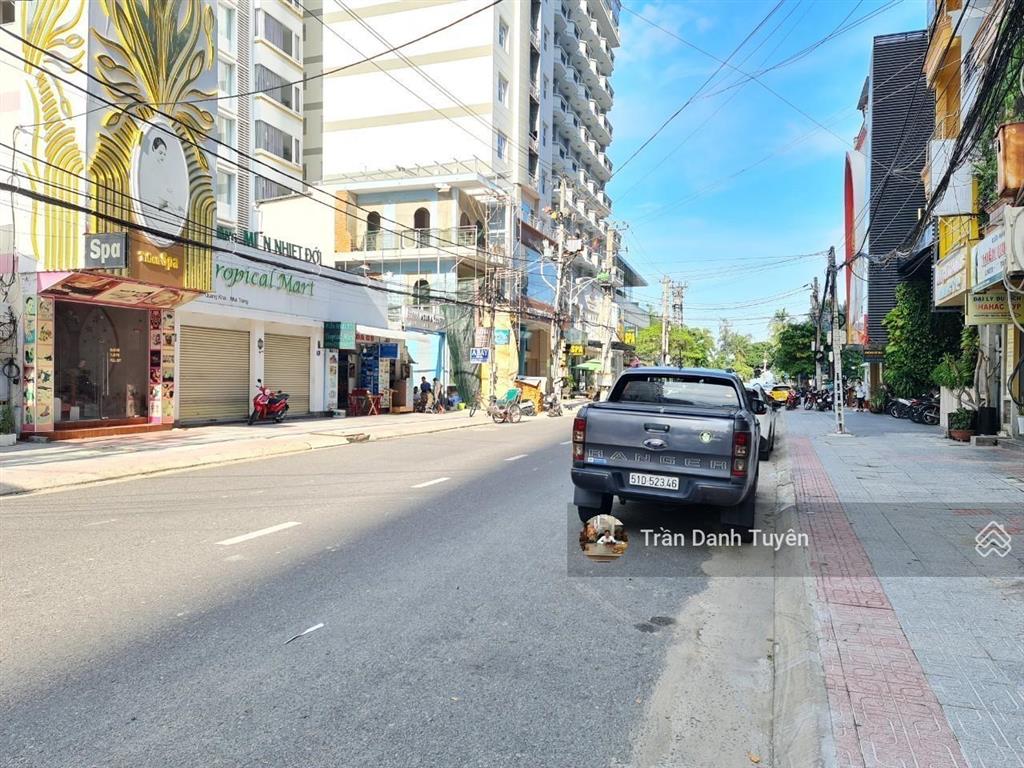 Đất khu phố tây vị trí kinh doanh mặt tiền trần quang khải tttp nha trang, ngang 4,8m