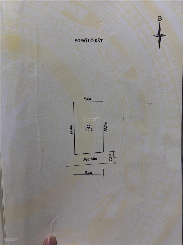 Bán đất hàm nghi, đông hương 117m2 chính chủ