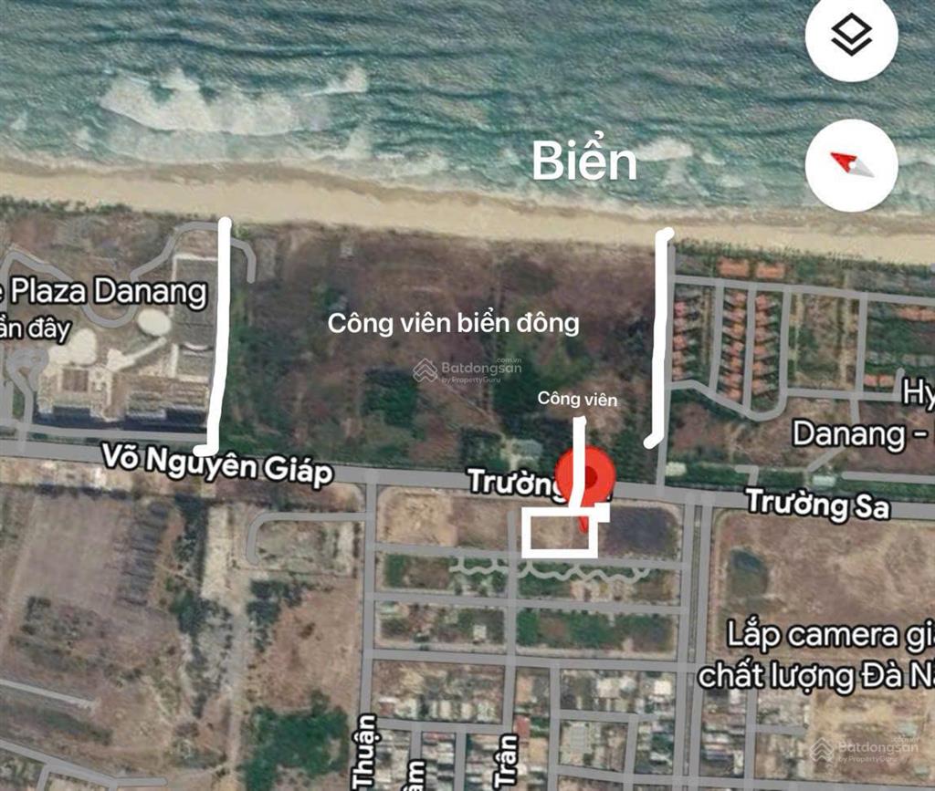 2 mặt tiền trường sa, khu saphia đối diện crowne và công viên biển đông đang xây dựng