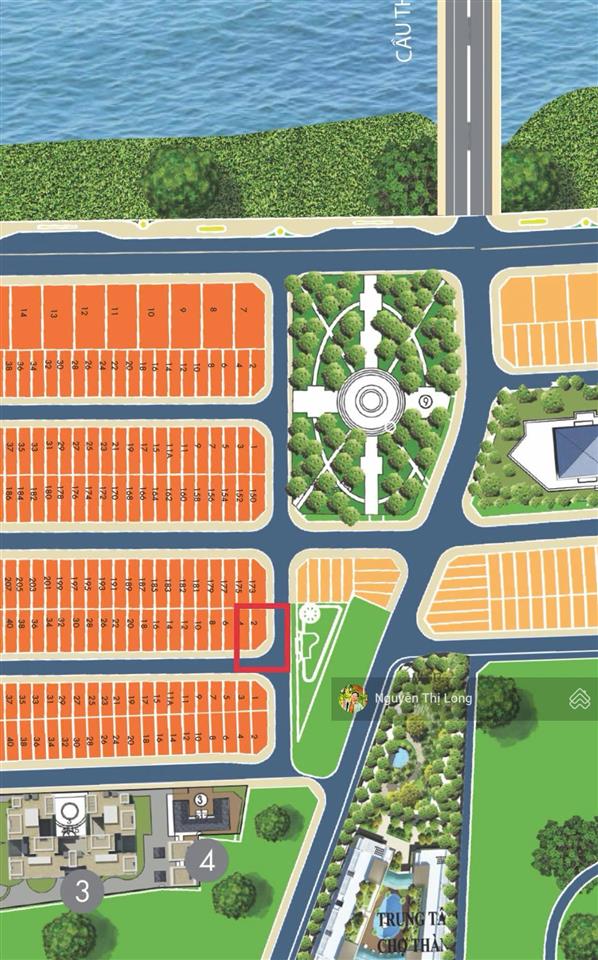 Lô nam sông cái 126,2m2 đường yersin và hướng đông nam cực đẹp