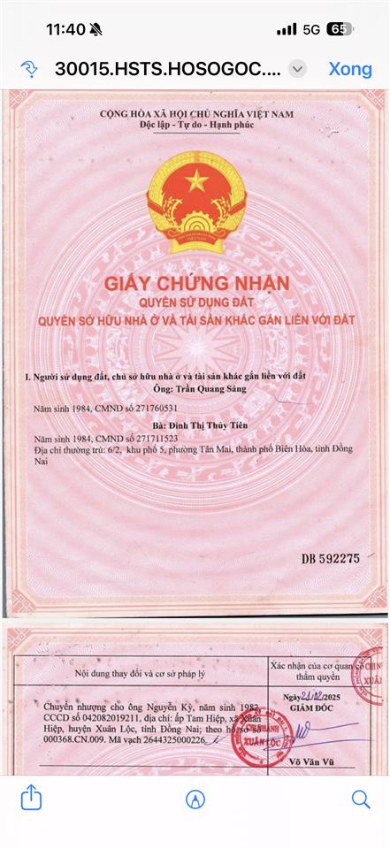 Bán gấp mặt tiền ql1a kinh doanh ổn định xuân hòa, xuân lộc, đồng nai