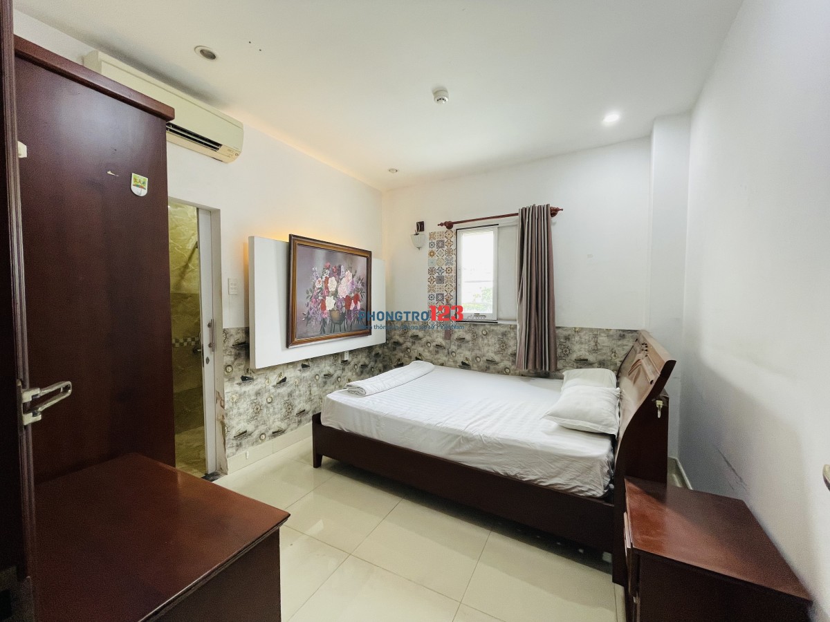 Phòng Đầy Đủ Tiện Nghi Q.Bình Thạnh, Có bếp, Có Bảo vệ, Thang Máy. Dt: 20m2. Giá: 4,5tr/tháng