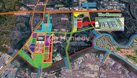 Bảng giá nhà phố VSip gần cầu Nguyễn Trãi đang khởi công