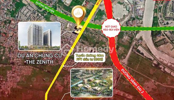 Mở bán 3 phòng ngủ góc-85,4m2-full tiện ích-Thezenith-Mặt đường Bùi Viện