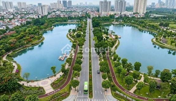 Bán biệt thự mặt hồ khu đô thị Trung văn vinaconex3 DT 196m2 xây 4T giá rẻ!$