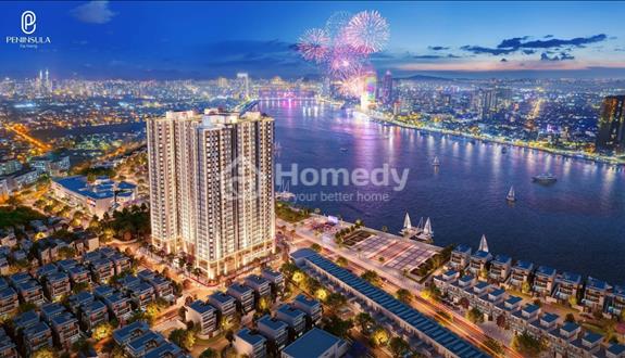 Bán Nhanh Căn Hộ Peninsula Đà Nẵng, Tầng 10 View Trực Diện Sông Hàn, 73m2, 2PN