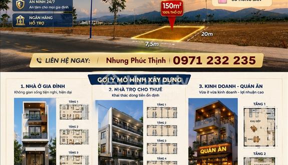 Bán gấp lô đất trong VSIP Bình Định, đất đẹp - giá tốt - tiềm năng cao - có ngân hàng hỗ trợ!