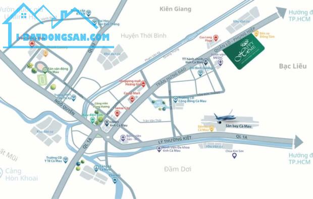 Mở bán Dự án khu đô thị Happy Home Cà Mau đợt 1 - PKD 0909 41 6768 Propertyxvn.com