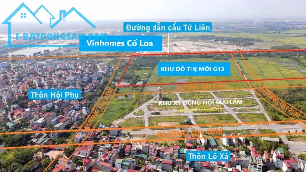 Bán đất đấu giá X1 Đông Hội Đông Anh Gần Vinhomes Cổ Loa