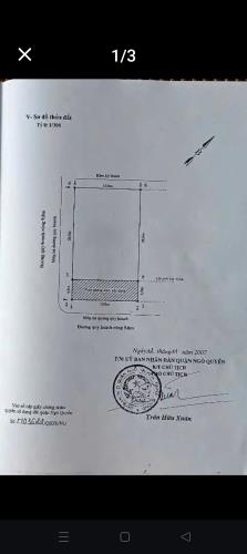 Bán căn biệt thự tuyến 2 Lê Hồng Phong Ngô Quyền HP