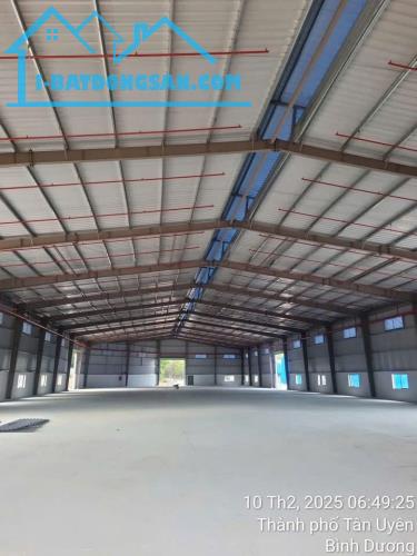Bán 8.000m2 Nhà Xưởng Mới Đầu Tư Tại Tân Uyên Bình Dương