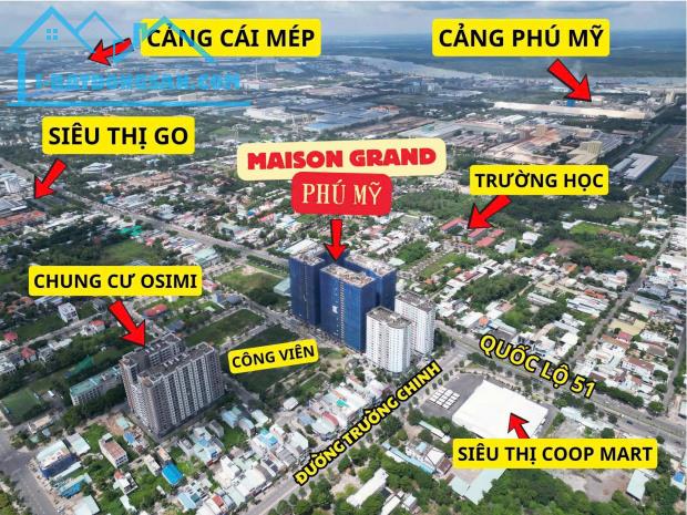 Giỏ Hàng trực tiếp CĐT Maison Grand, chỉ Thanh Toán 900tr sở hữu căn hộ 2PN1WC, DT 60m