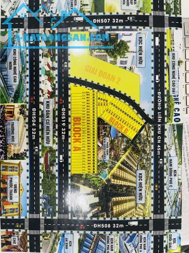 SỈ LẠI 46 NỀN ĐẤT THỔ CƯ-SHR MẶT TIỀN DH 519 (32M) XÃ PHƯỚC THÀNH-TPHCM GIÁ 500 TR/NỀN