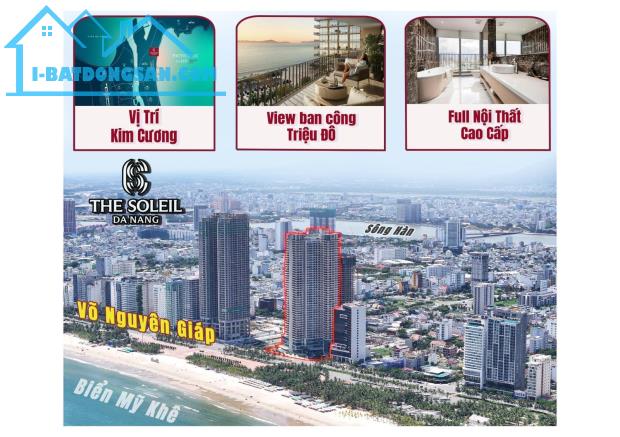 Bán căn hộ The Soleil Đà Nẵng view Biển Mỹ Khê,Full nội thất, CK 15,5%
