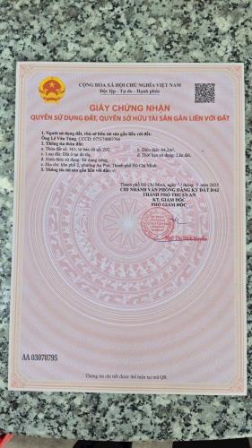 ĐẤT 64M2 FULL THỔ- HẺM XE 1/ NGUYỄN DU 64M - NGAY CỔNG SAU VSIP 1 - GẦN KDC THANH BÌNH