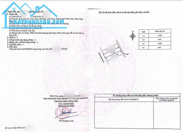 Bán nhà cấp 4 đường Ngô Gia Tự, Liên Bảo, Vĩnh Yên lh_0987673102