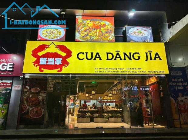SANG NHƯỢNG NHÀ HÀNG VỊ TRÍ ĐẮC ĐỊA – HOÀNG NGÂN, CẦU GIẤY, HÀ NỘI