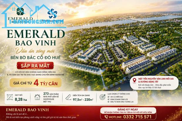 🔥 SHOPHOUSE EMERALD BAO VINH – BIỂU TƯỢNG KINH DOANH MỚI PHÍA BẮC CỐ ĐÔ 🔥