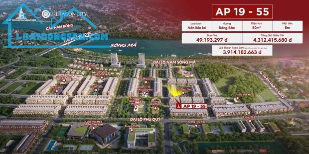 HERAGON CITY – NAM NGẠN. GIÁ ĐỢT 1. CK 9,5%