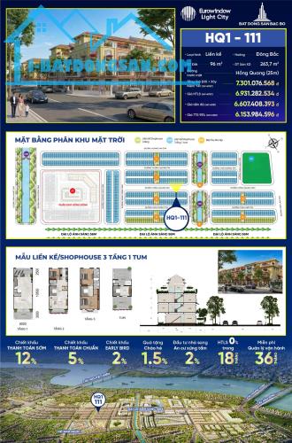 SỐC! 5,7 TỶ – SHOPHOUSE 2 MẶT TIỀN 96M2, MT 6M, XÂY 4 TẦNG. CĐT: 09666 343 969