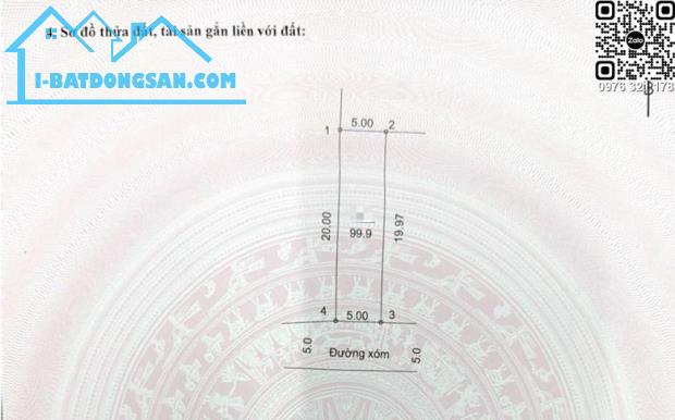 Thông số đẹp cho sản phẩm hiếm có tại Mỹ Lương Trần Phú, chỉ 2.x tỷ.