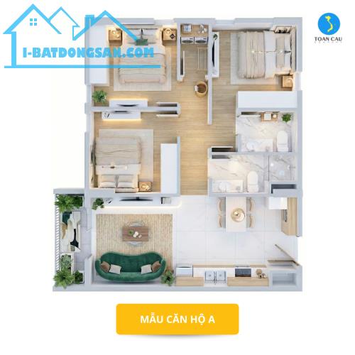 BÁN CĂN HỘ NHÀ Ở XÃ HỘI LỘC NINH 1 – TRẢ TRƯỚC CHỈ TỪ 196 TRIỆU