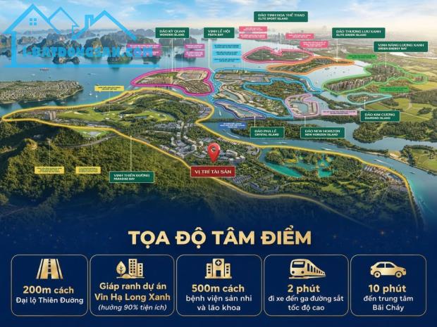 "CC RA HÀNG ĐỢT 1 -SẴN SỔ VỊ TRÍ VÀNG, ĐỐI DIỆN VIN HẠ LONG XANH, ĐƯỜNG TRƯỚC MẶT 20M