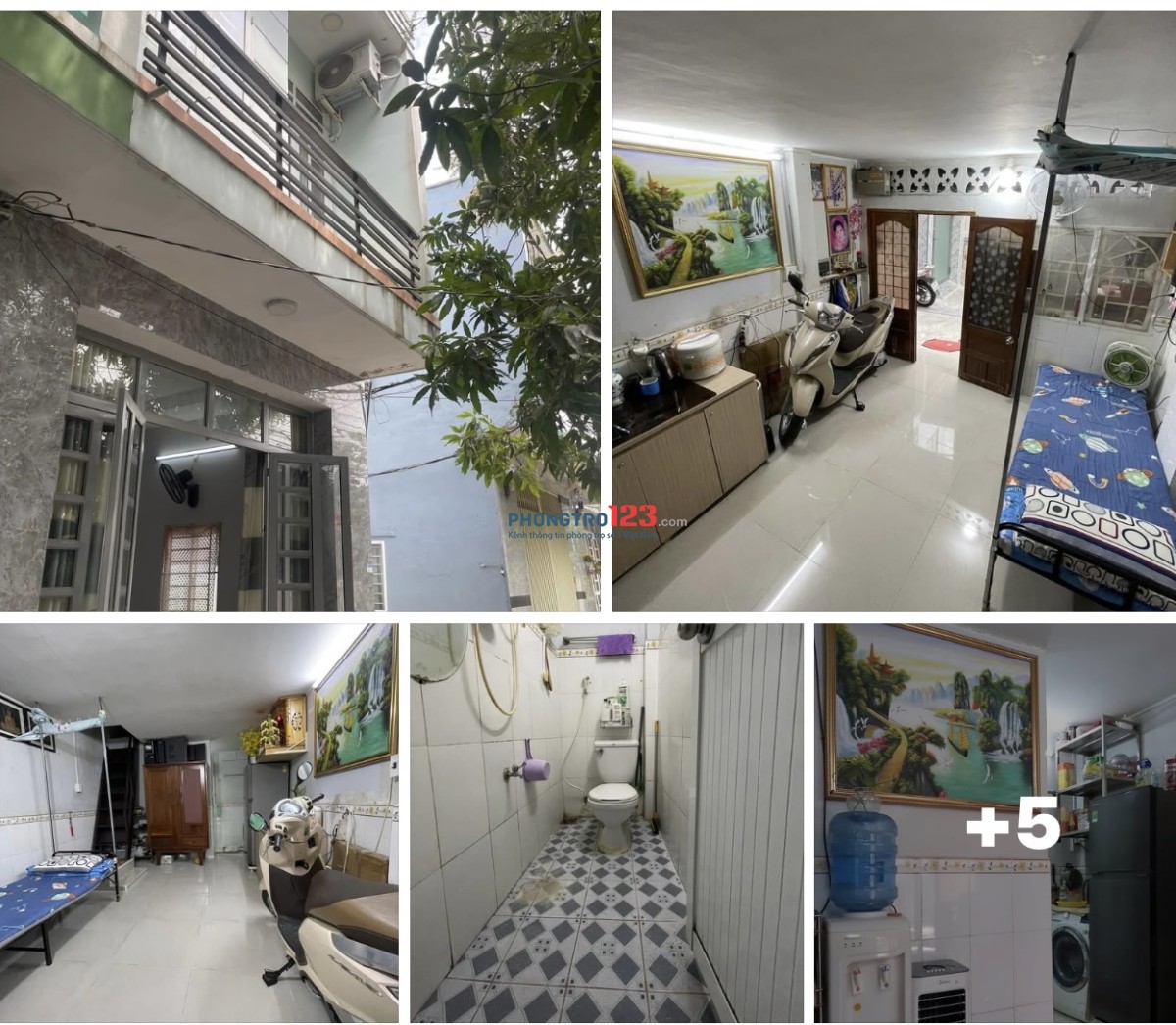 Cho Thuê Nhà Nguyên Căn Quận 1 Đầy Đủ Nội Thất Trệt 2 Lầu giảm giá 9triệu/Th. Gần Bùi Viện - Trườ