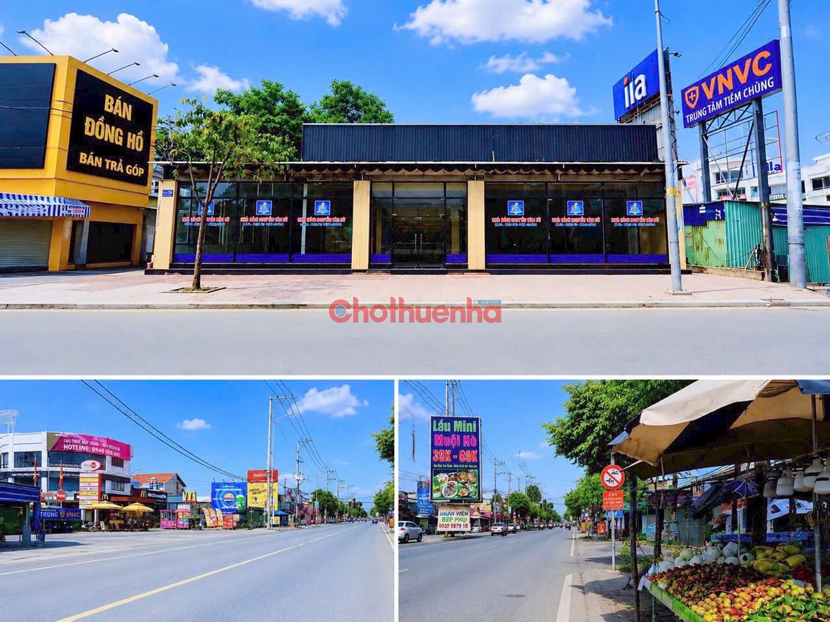 CHO THUÊ MẶT BẰNG KINH DOANH MẶT TIỀN ĐƯỜNG PHẠM HÙNG, DT: 22X19M